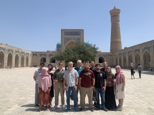 The RSL+ Students in Bukahra, Uzbekistan.
